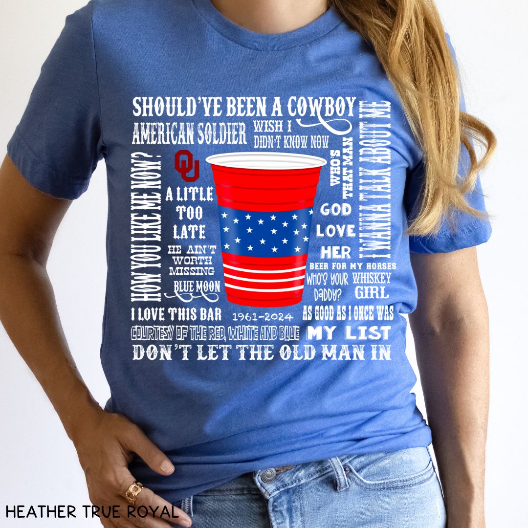 Toby Keith Songs - Unisex Adult Tee