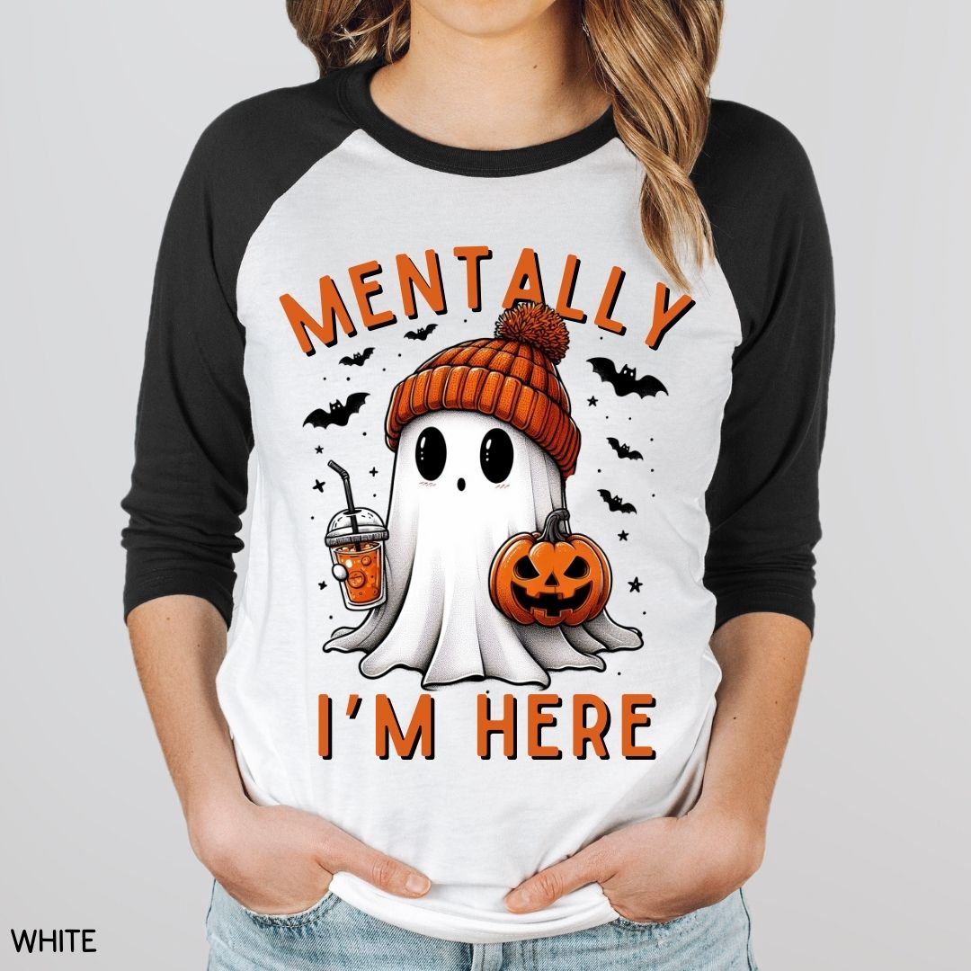 Fall - Mentally I'm Here - Unisex Adult Tee