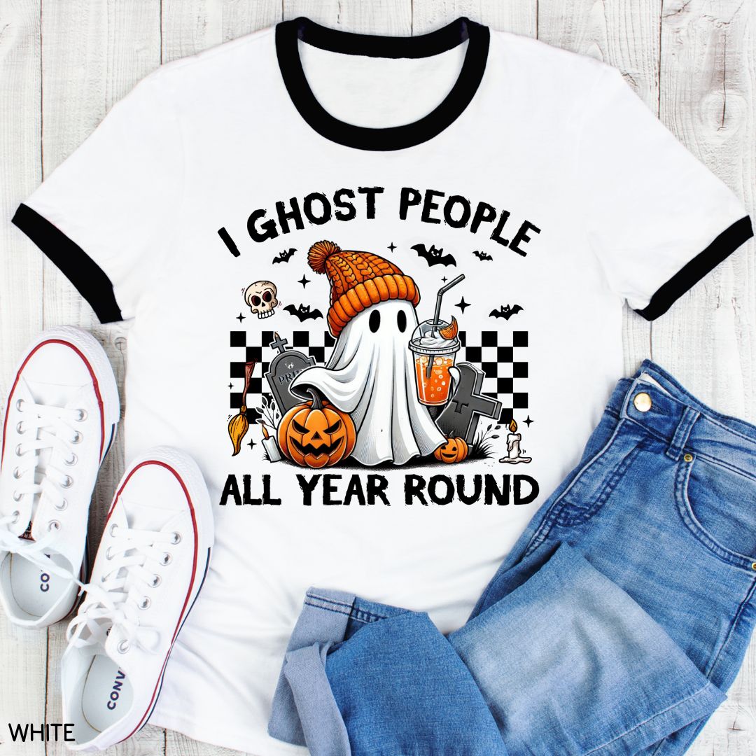 Halloween - I Ghost People - Unisex Adult Tee