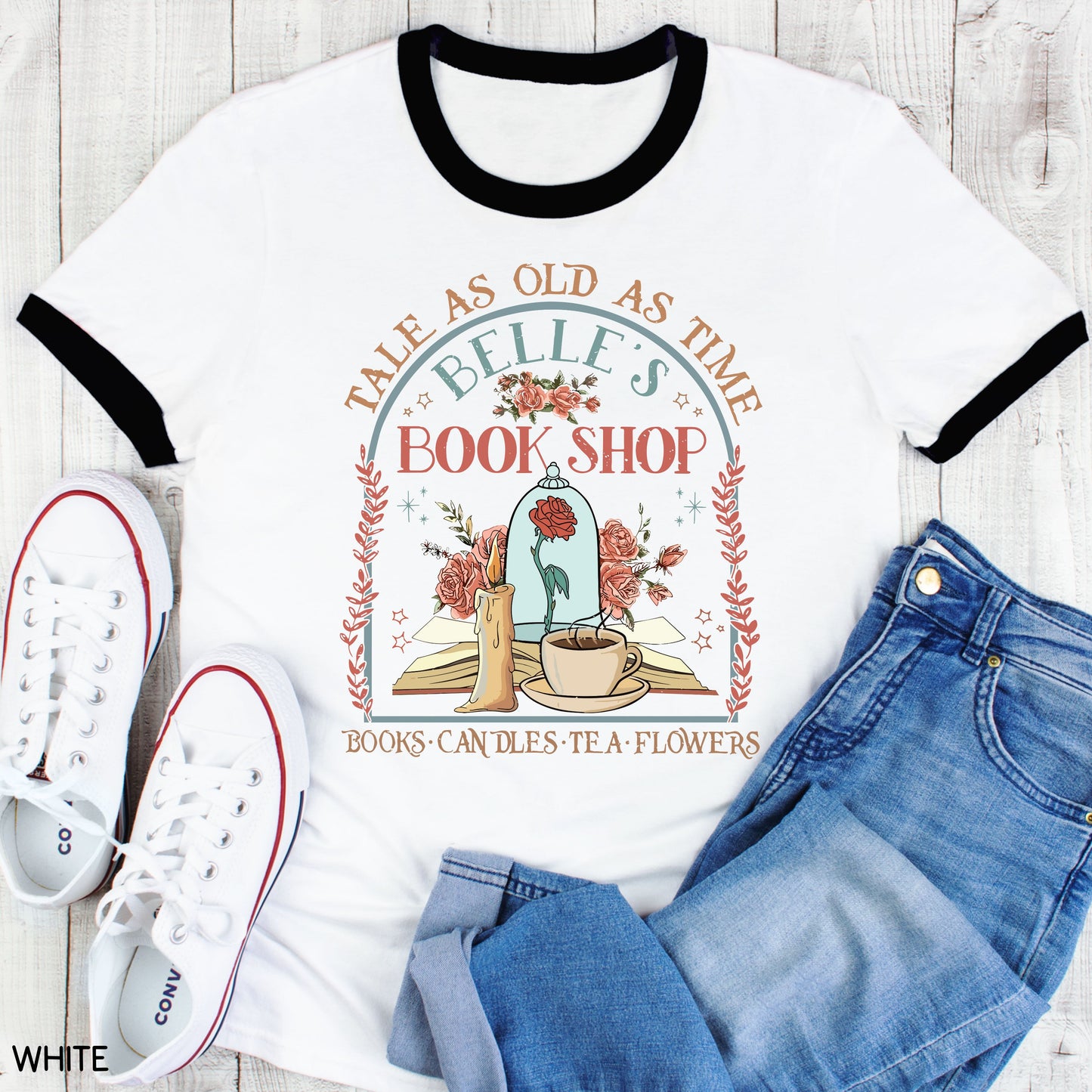 Beauty and the Beast - Tale As Old As Time - Unisex Adult Tee