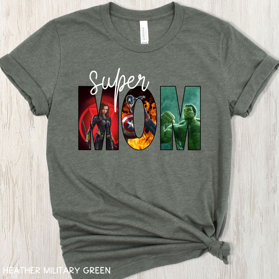 Super Mom - Heroes - Unisex Adult Tee