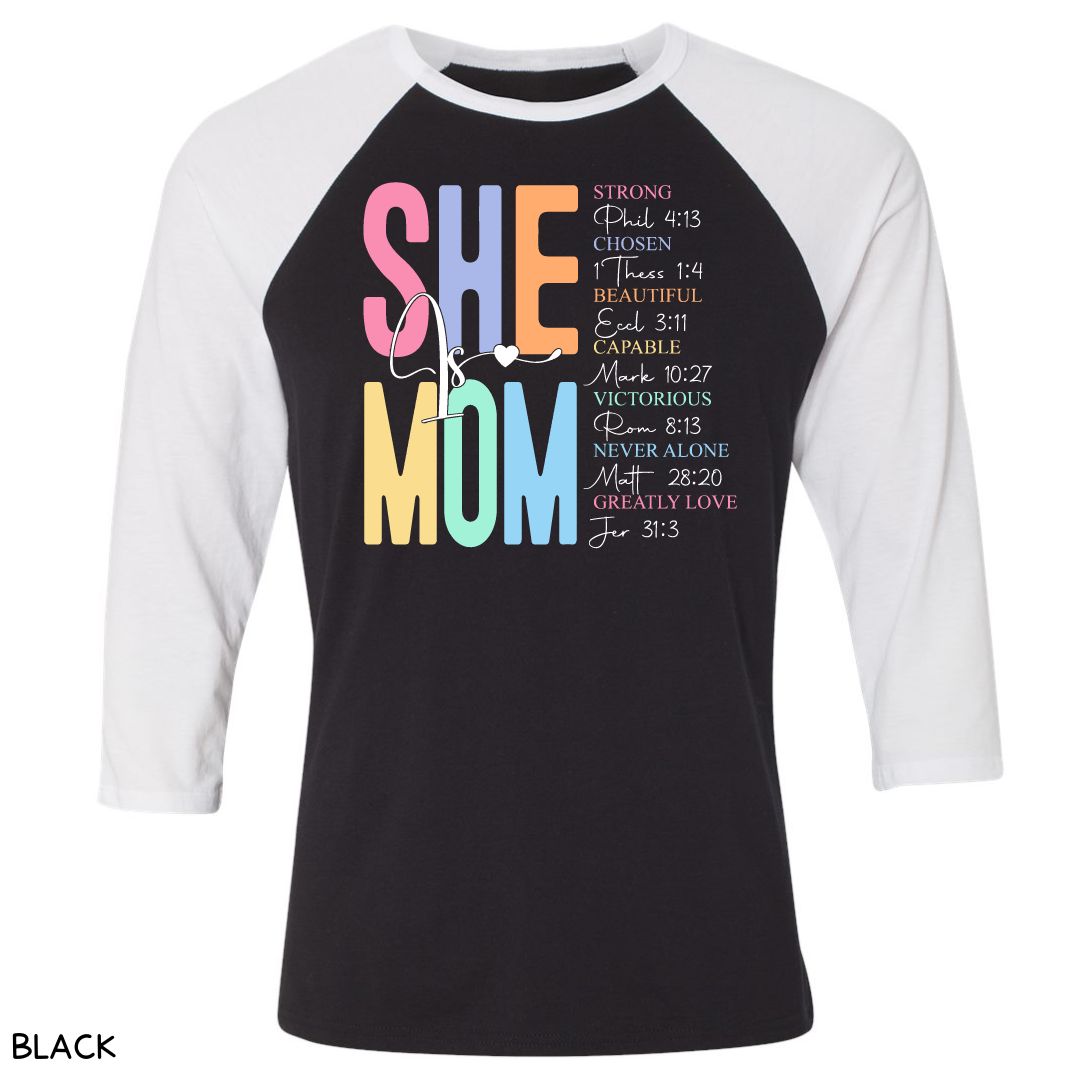 She Is Mom - Unisex Adult Tee