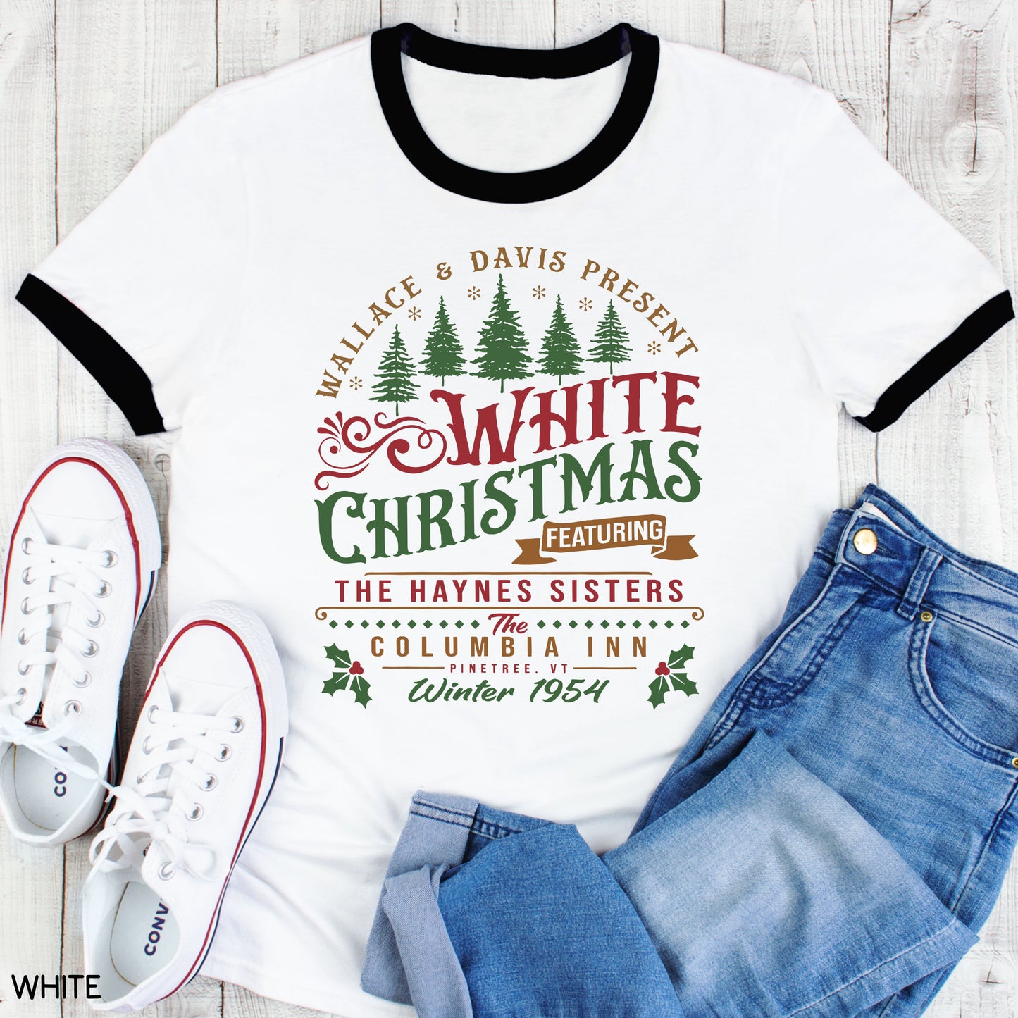 Christmas - Wallace & Davis White Christmas - Unisex Adult Tee