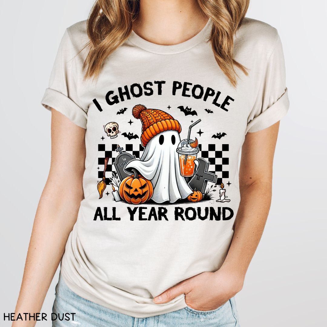 Halloween - I Ghost People - Unisex Adult Tee