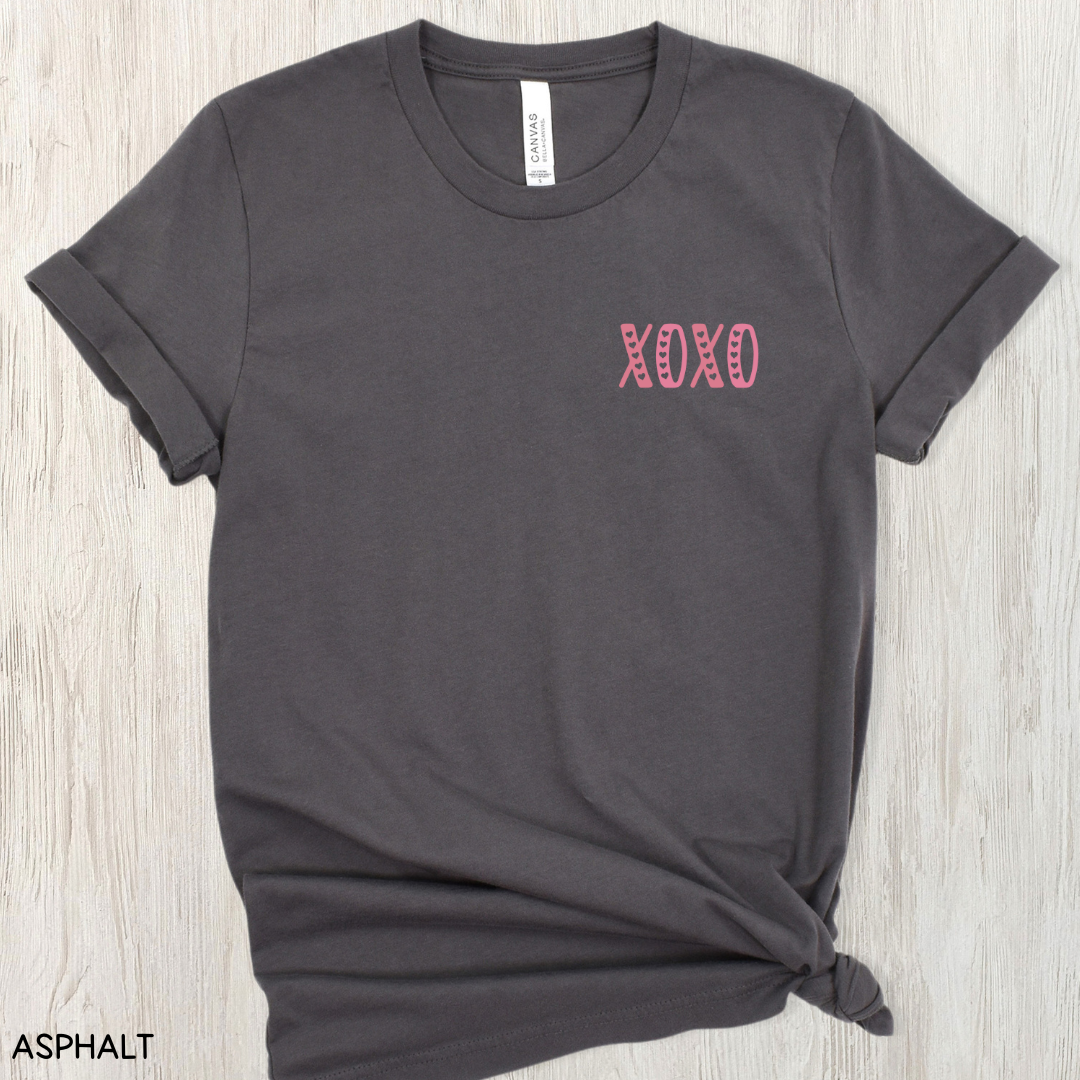 Valentines - XOXO Pocket - Unisex Adult Tee