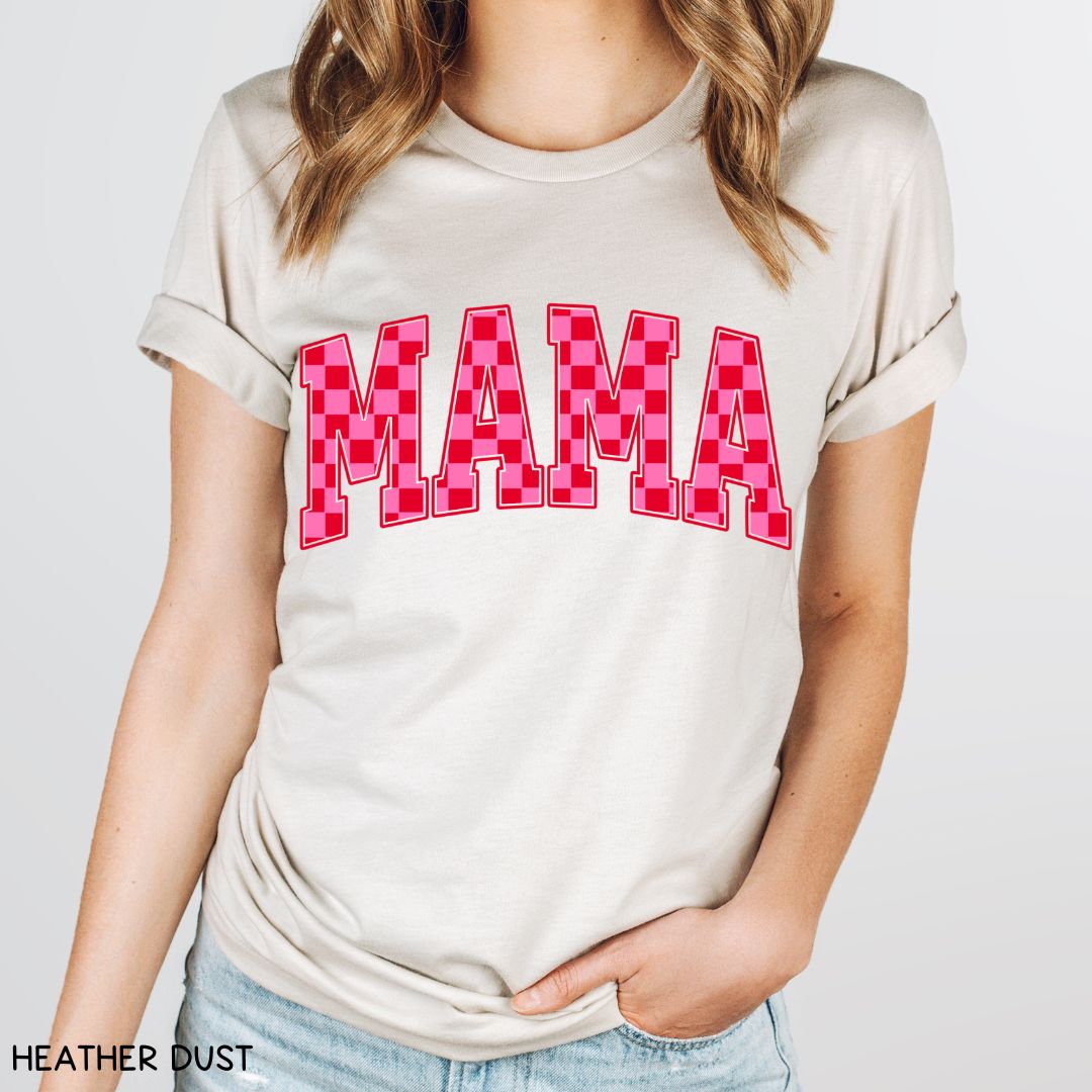 MAMA Checkers - Unisex Adult Tee