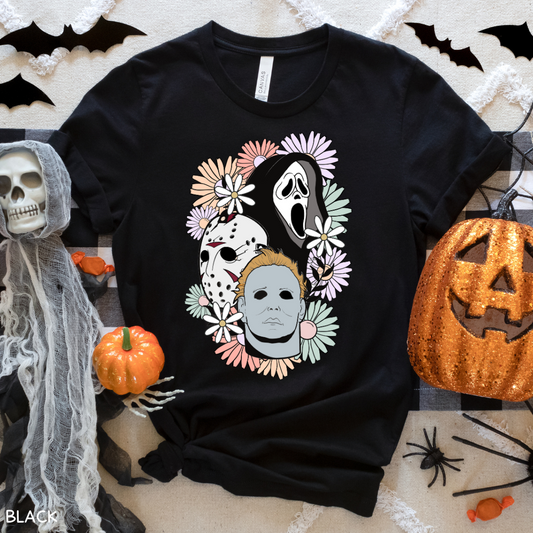 Halloween - Adult Tee - Floral Villian