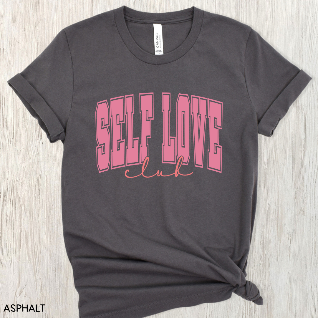 Valentines - Self Love Club - Unisex Adult Tee