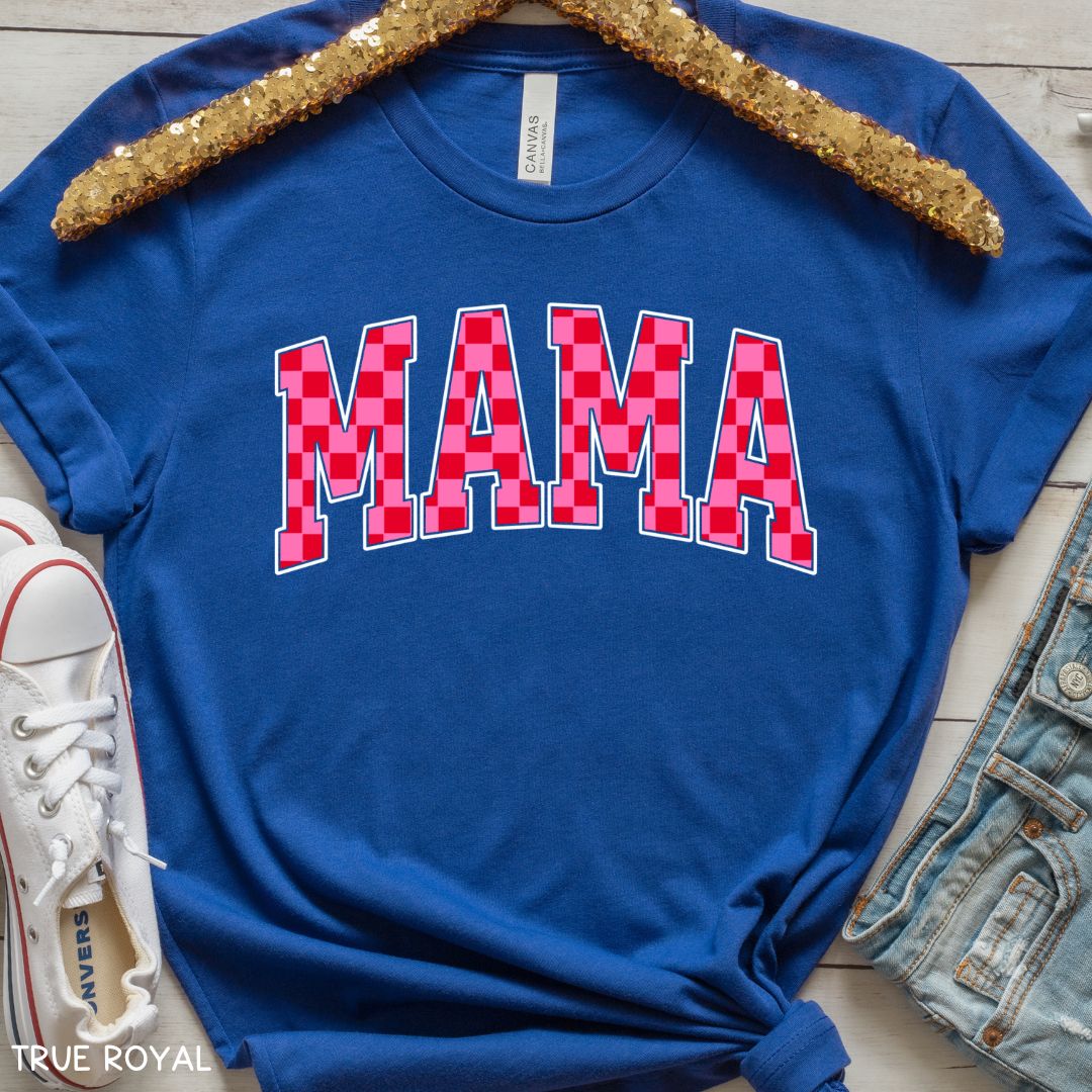 MAMA Checkers - Unisex Adult Tee