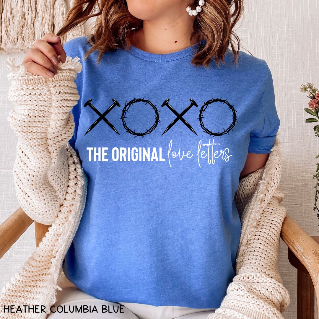 Valentine's - XOXO Love Letters - Unisex Adult Tee