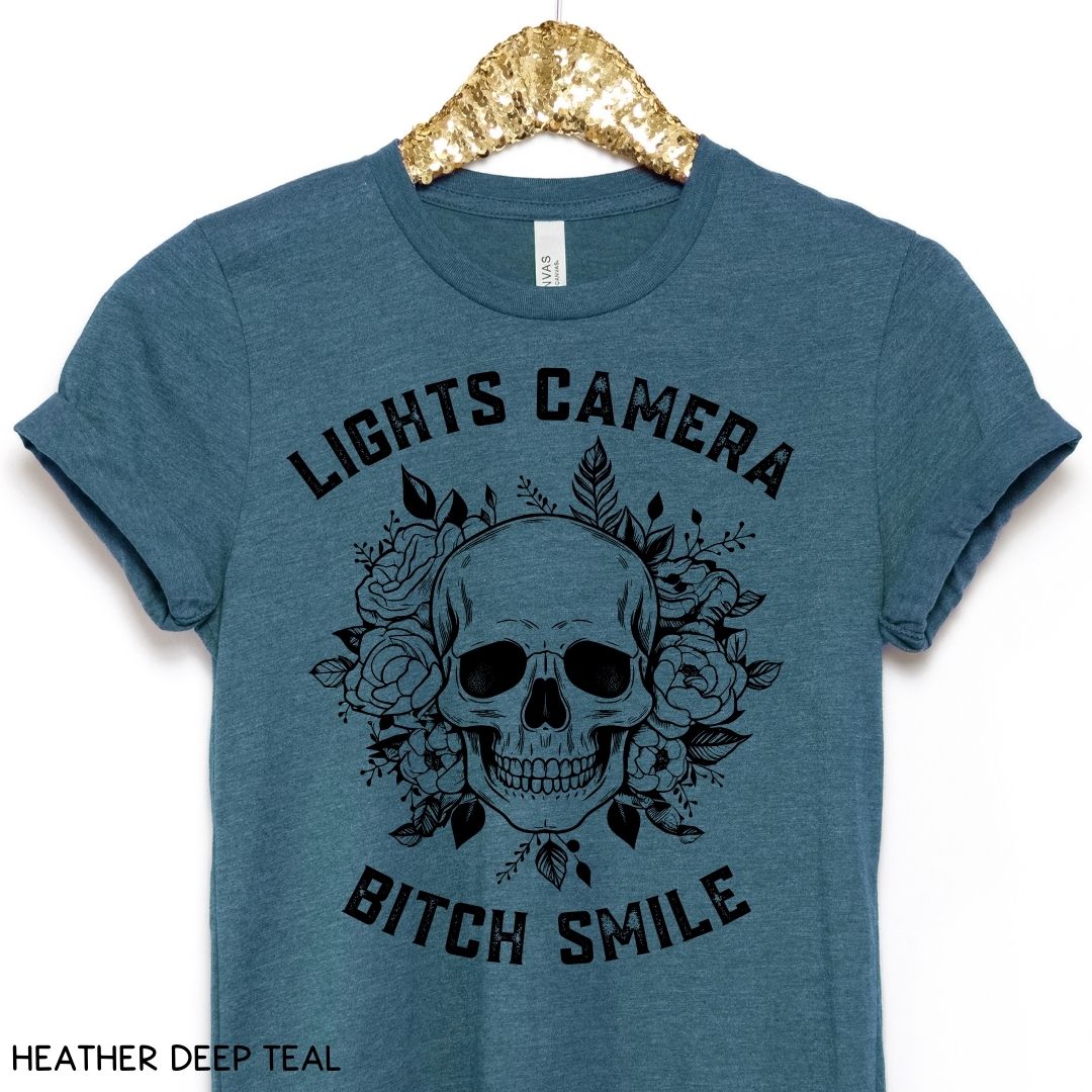 Swiftie - Lights Camera Bitch Smile - Unisex Adult Tee