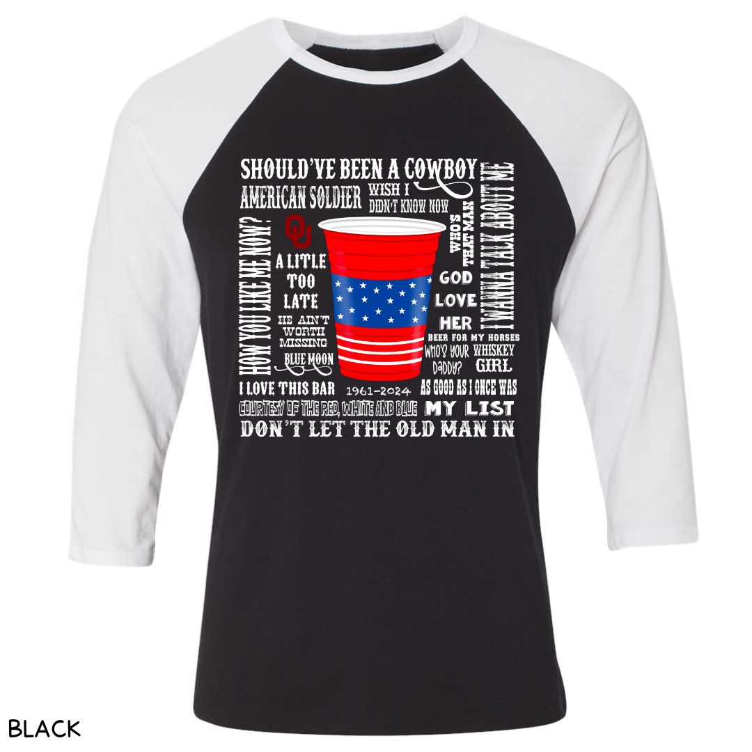 Toby Keith Songs - Unisex Adult Tee