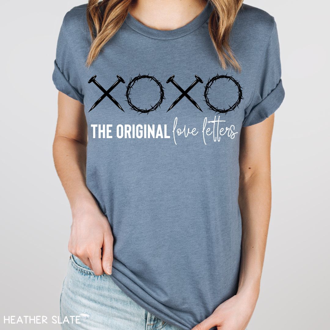 Valentine's - XOXO Love Letters - Unisex Adult Tee