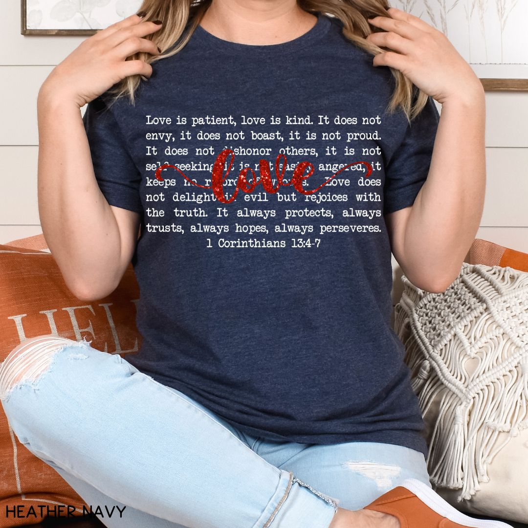 1 Corinthians Love - Unisex Adult Tee