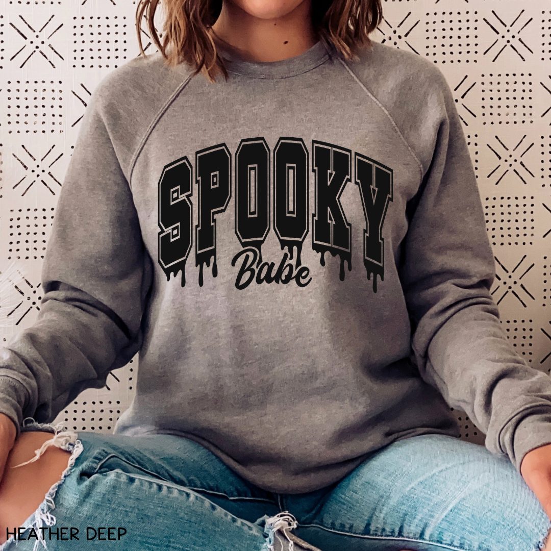 Halloween - Sweatshirt - Spooky Baby (Front & Back)