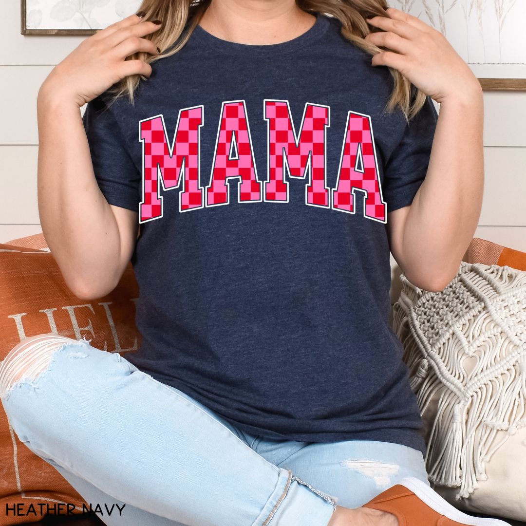 MAMA Checkers - Unisex Adult Tee