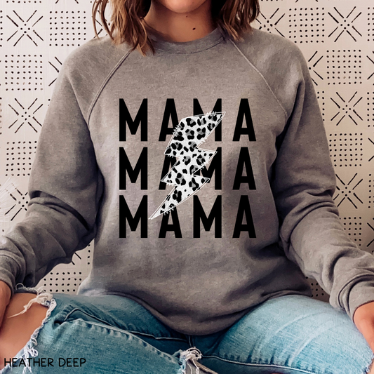 MAMA Leopard Lightning - Sweatshirt