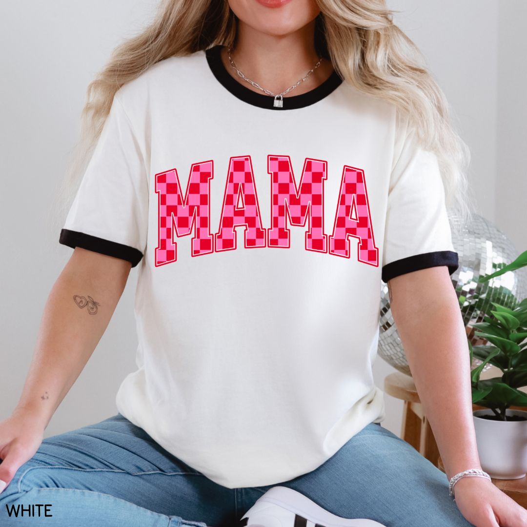 MAMA Checkers - Unisex Adult Tee