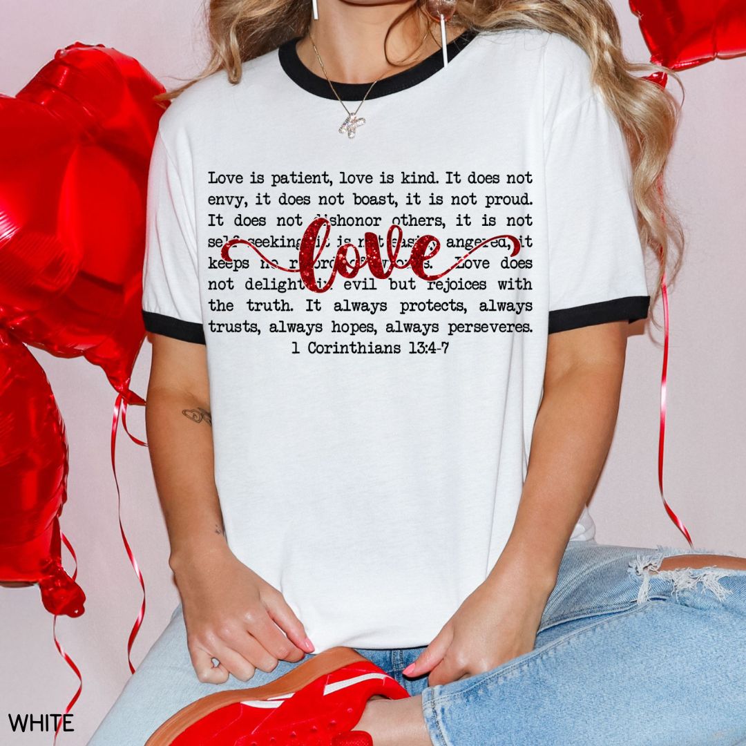 1 Corinthians Love - Unisex Adult Tee