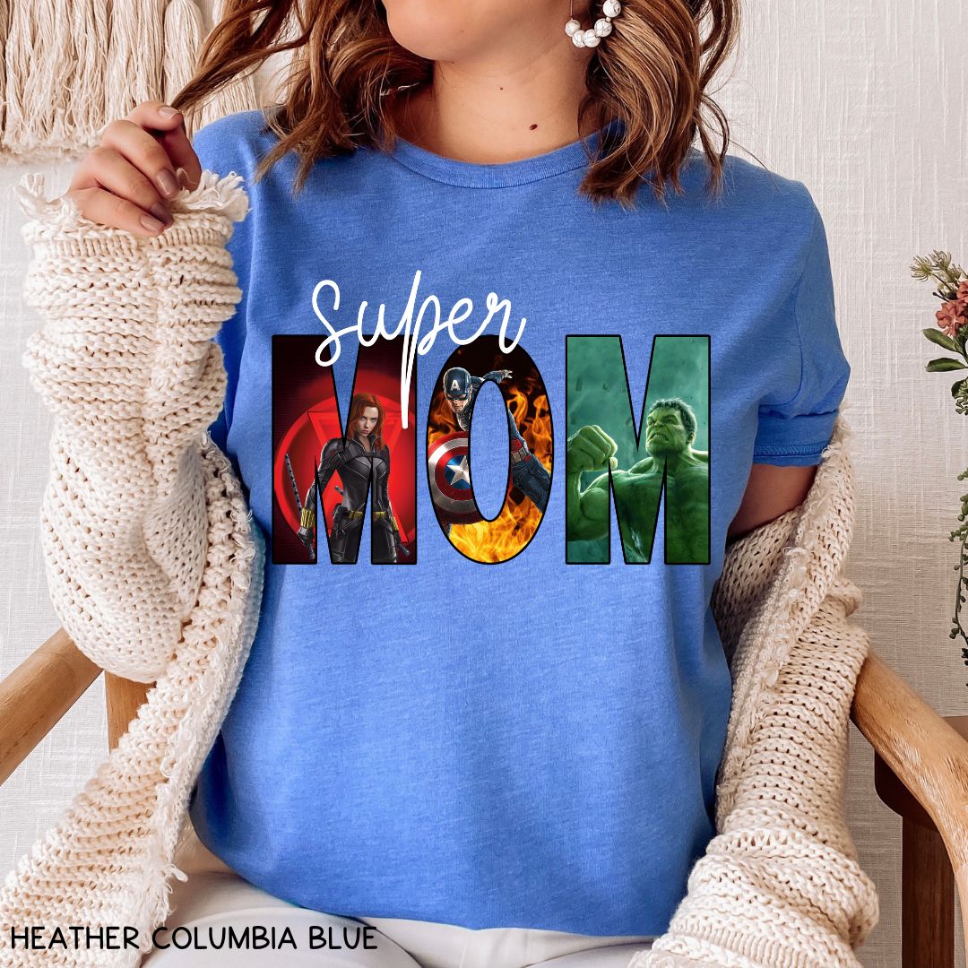 Super Mom - Heroes - Unisex Adult Tee