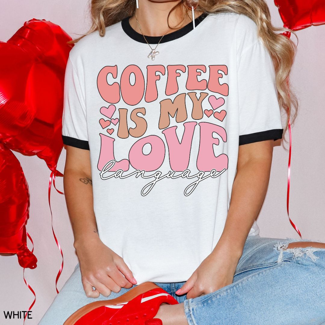 Coffee is My Love Language - Unisex Adult Tee