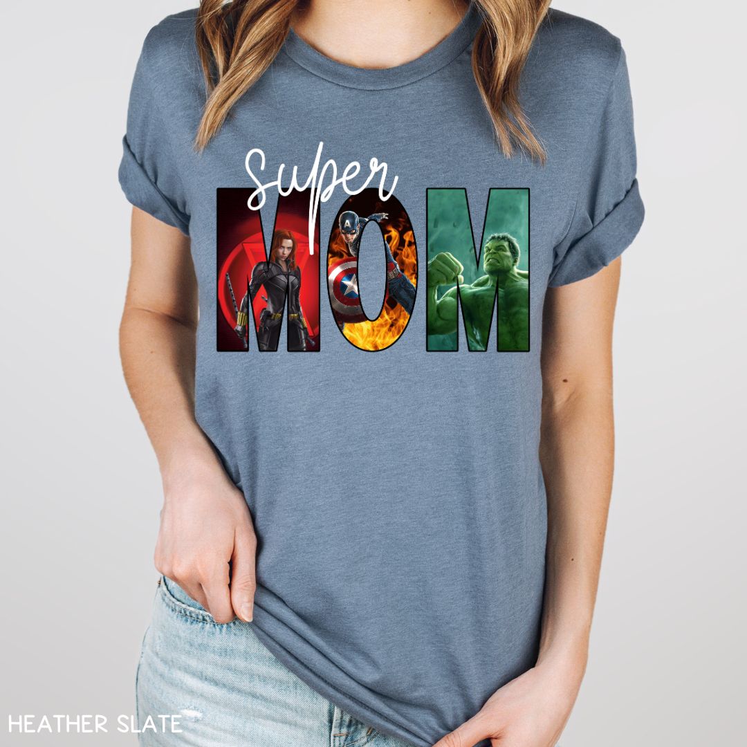 Super Mom - Heroes - Unisex Adult Tee