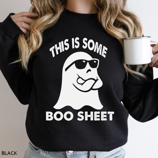 Halloween - Sweatshirt - This is Some Boo Sheet