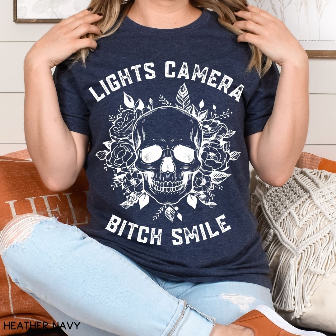 Swiftie - Lights Camera Bitch Smile - Unisex Adult Tee