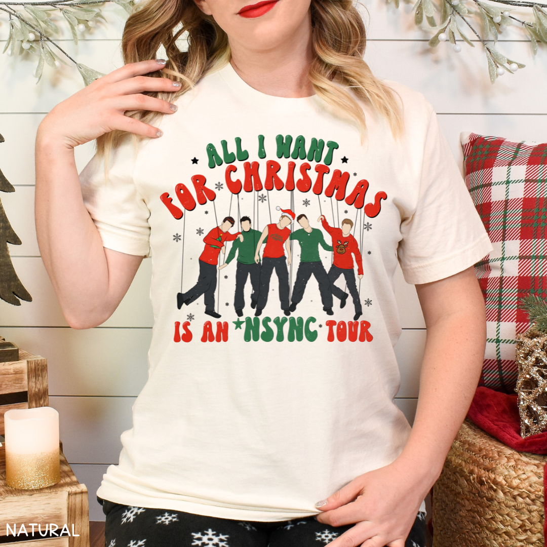 Christmas - NSync Tour - Unisex Adult Tee