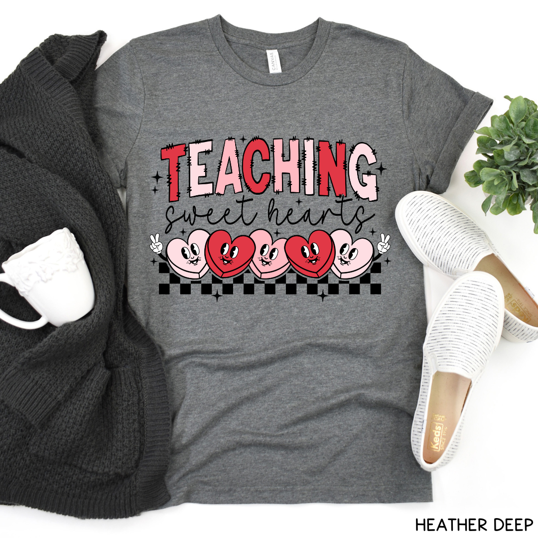 Valentines - Teaching Sweethearts - Unisex Adult Tee