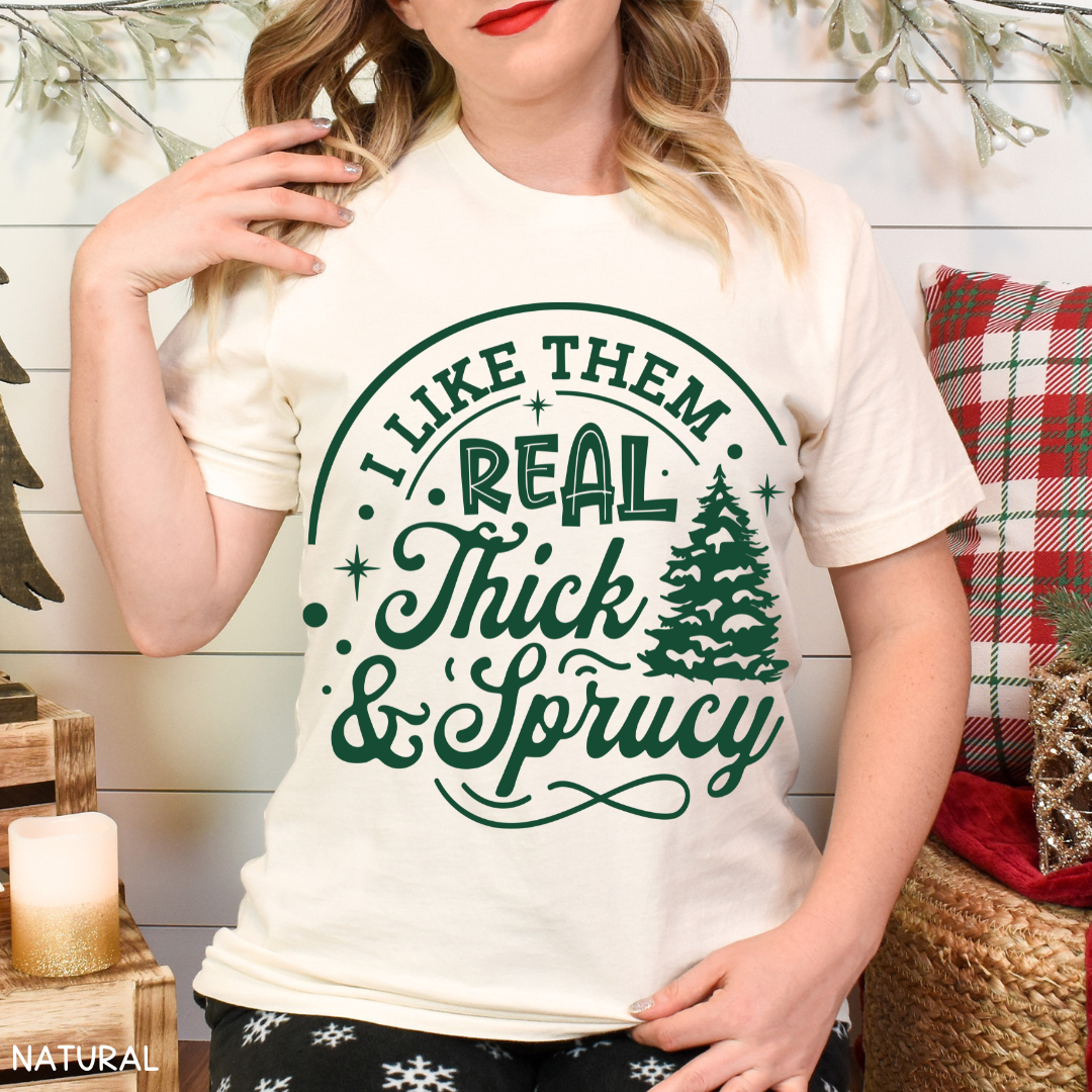 Christmas - Thick & Sprucy - Unisex Adult Tee