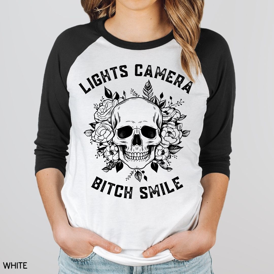 Swiftie - Lights Camera Bitch Smile - Unisex Adult Tee