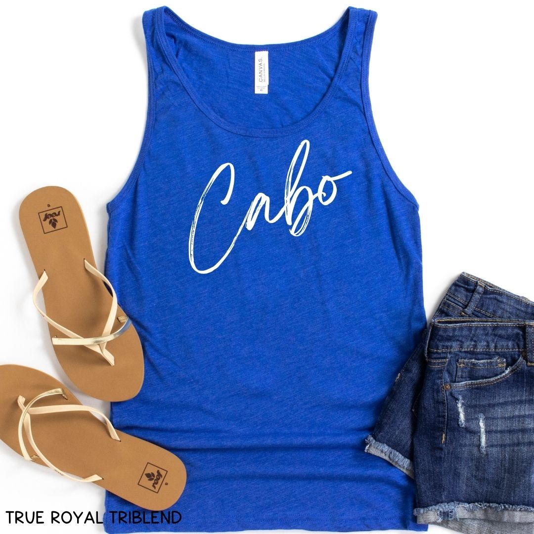 Cabo - Script - Unisex Adult Tank