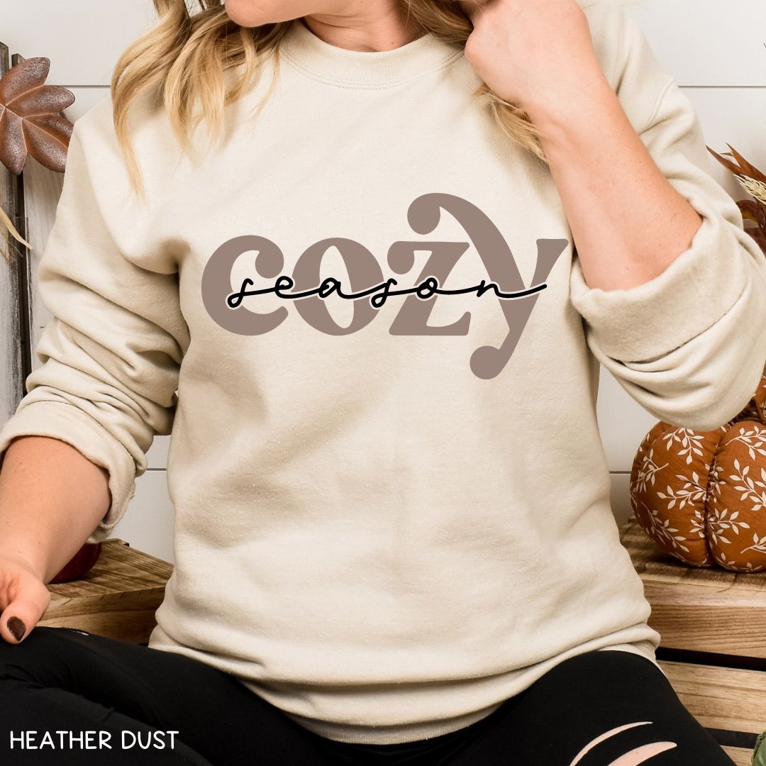 Fall - Cozy Season - Unisex Crewneck Sweatshirt (No Hood)