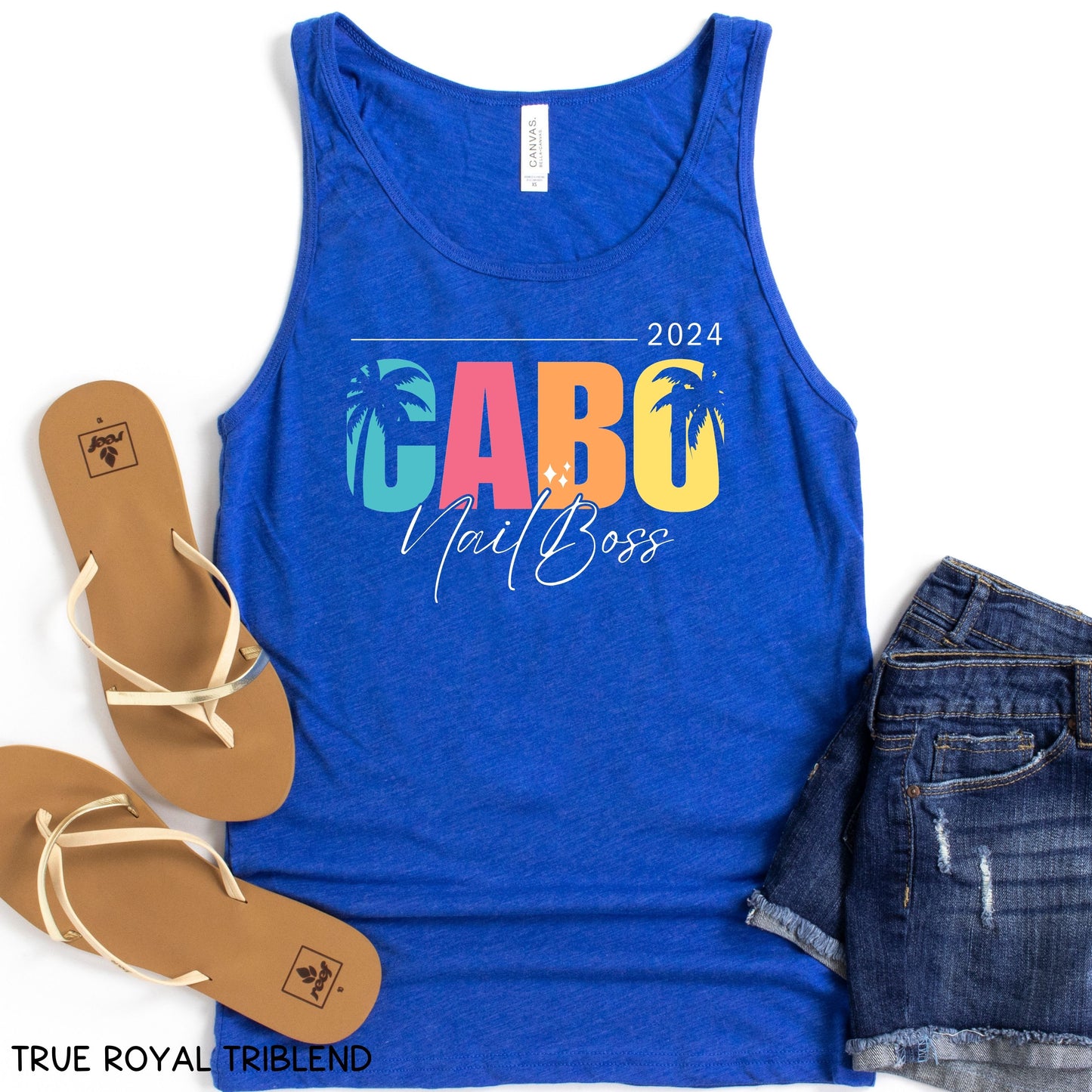 Cabo - Sparkle NailBoss - Unisex Adult Tank