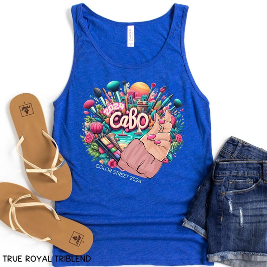 Cabo - Floral - Unisex Adult Tank