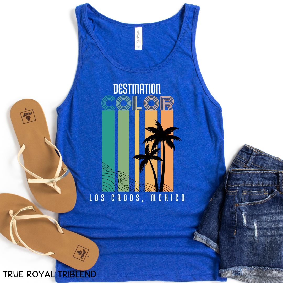 Cabo - Color Bars - Unisex Adult Tank