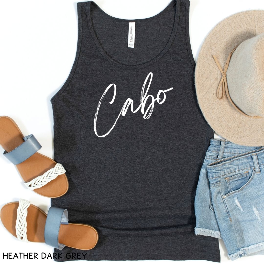 Cabo - Script - Unisex Adult Tank