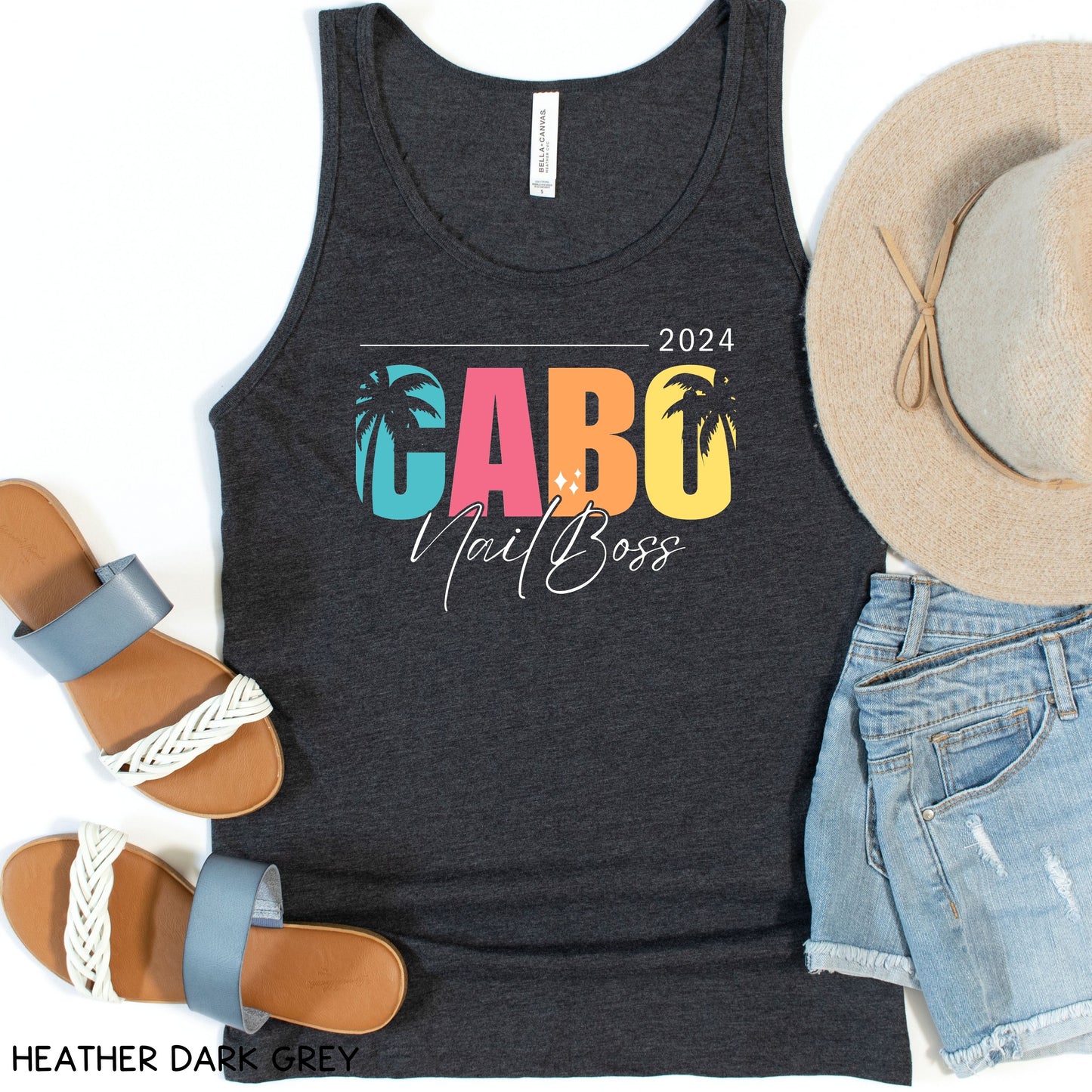 Cabo - Sparkle NailBoss - Unisex Adult Tank