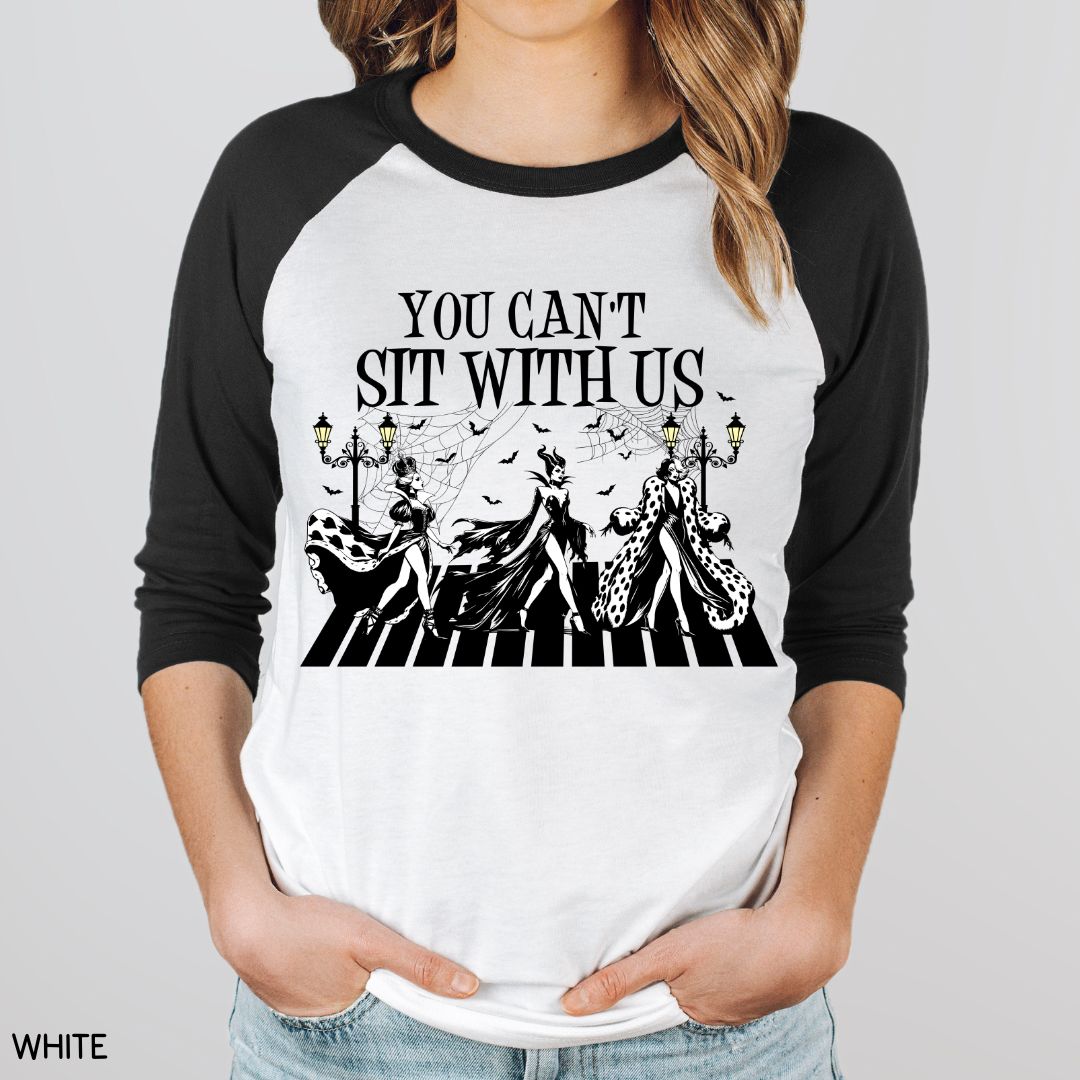 You Can't Sit With Us - Villains - Unisex Adult Tee