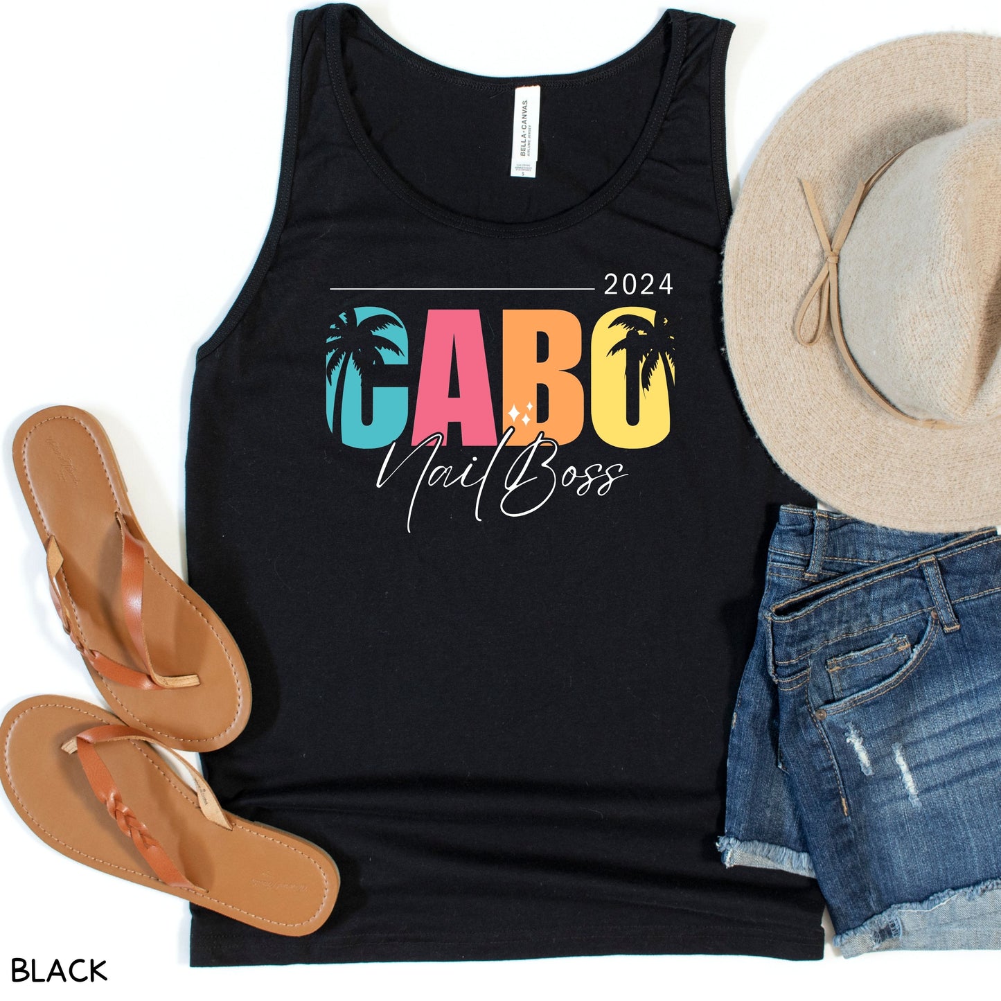 Cabo - Sparkle NailBoss - Unisex Adult Tank