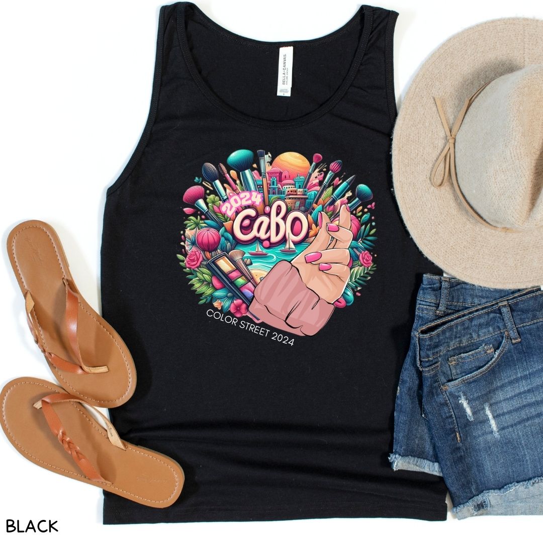 Cabo - Floral - Unisex Adult Tank