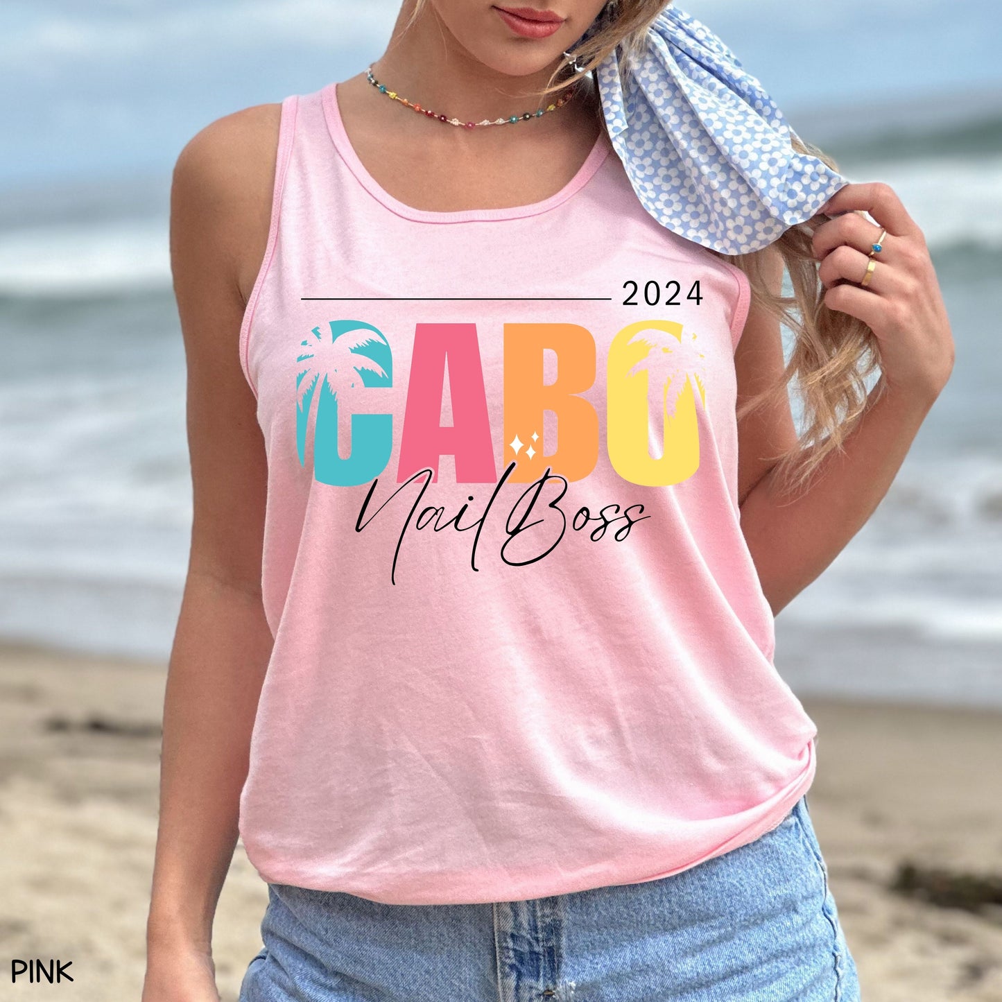 Cabo - Sparkle NailBoss - Unisex Adult Tank