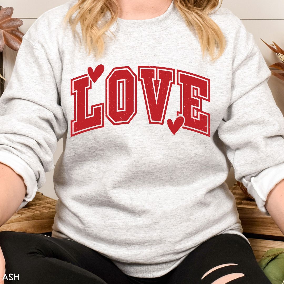 Love Varsity - Unisex Crewneck Sweatshirt (No Hood)