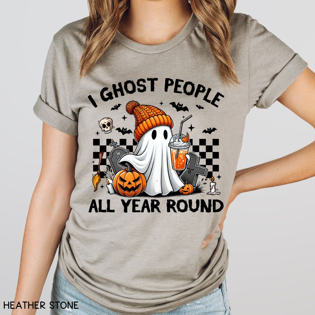 Halloween - I Ghost People - Unisex Adult Tee