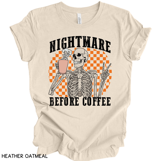 Halloween - Adult Tee - Nightmare Before Coffee