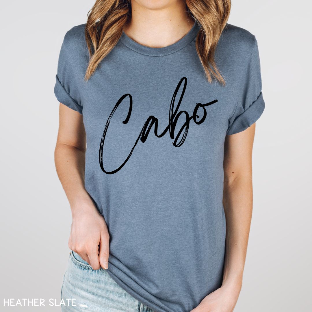 Cabo - Script - Unisex Adult Tee