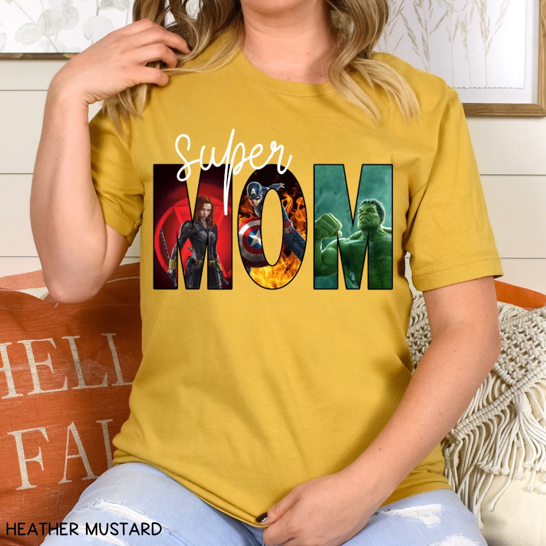 Super Mom - Heroes - Unisex Adult Tee