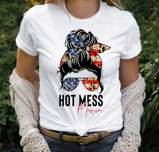 Hot Mess Mama - Unisex Adult Tee