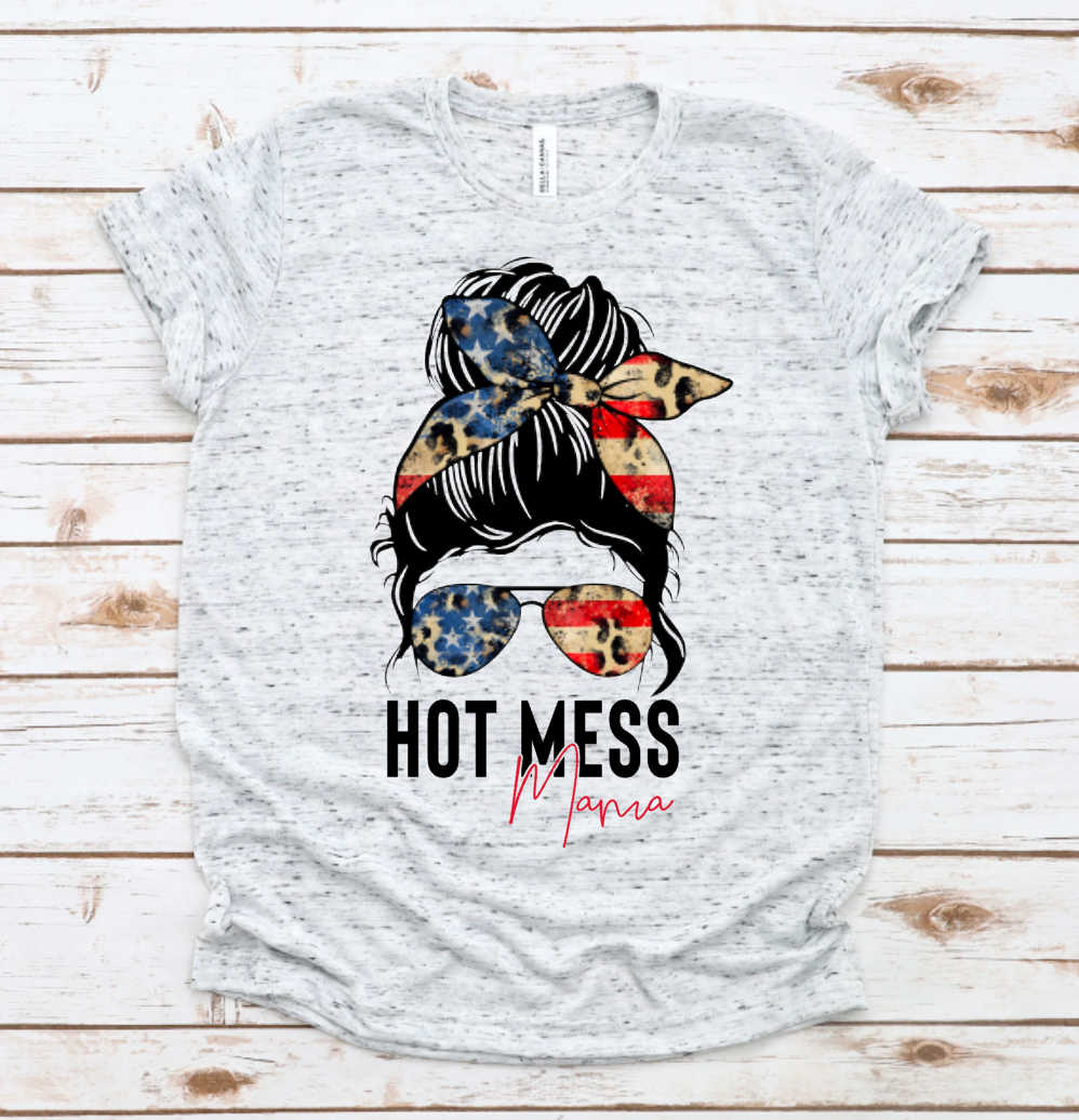 Hot Mess Mama - Unisex Adult Tee